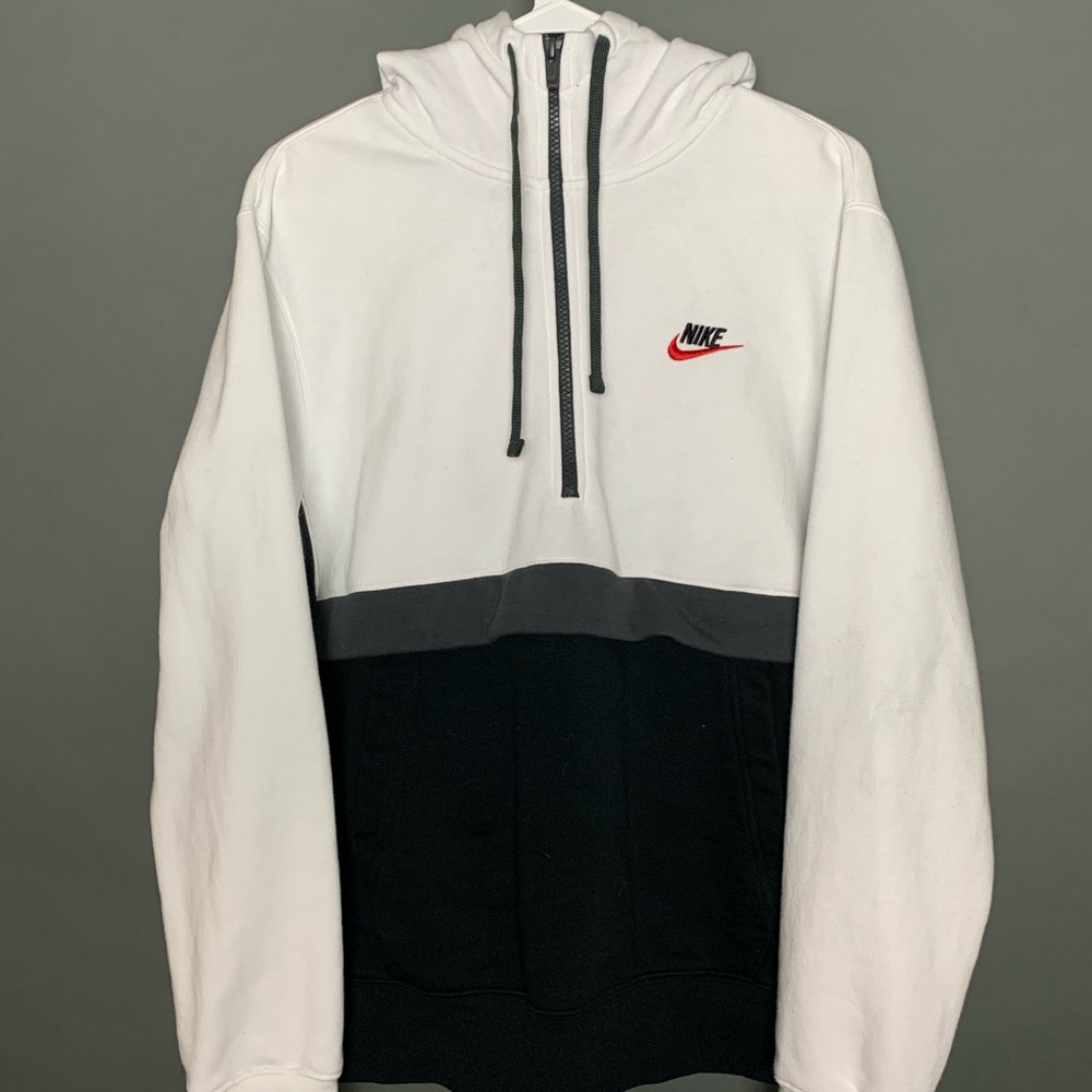 Nike half zip hoodie